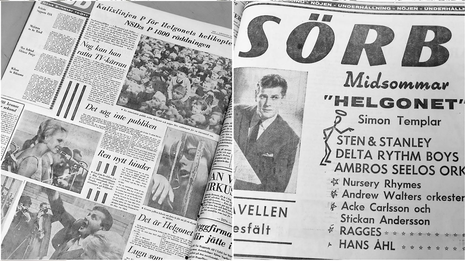 Roger Moore at Sörbyn, 1966 — NSD archive