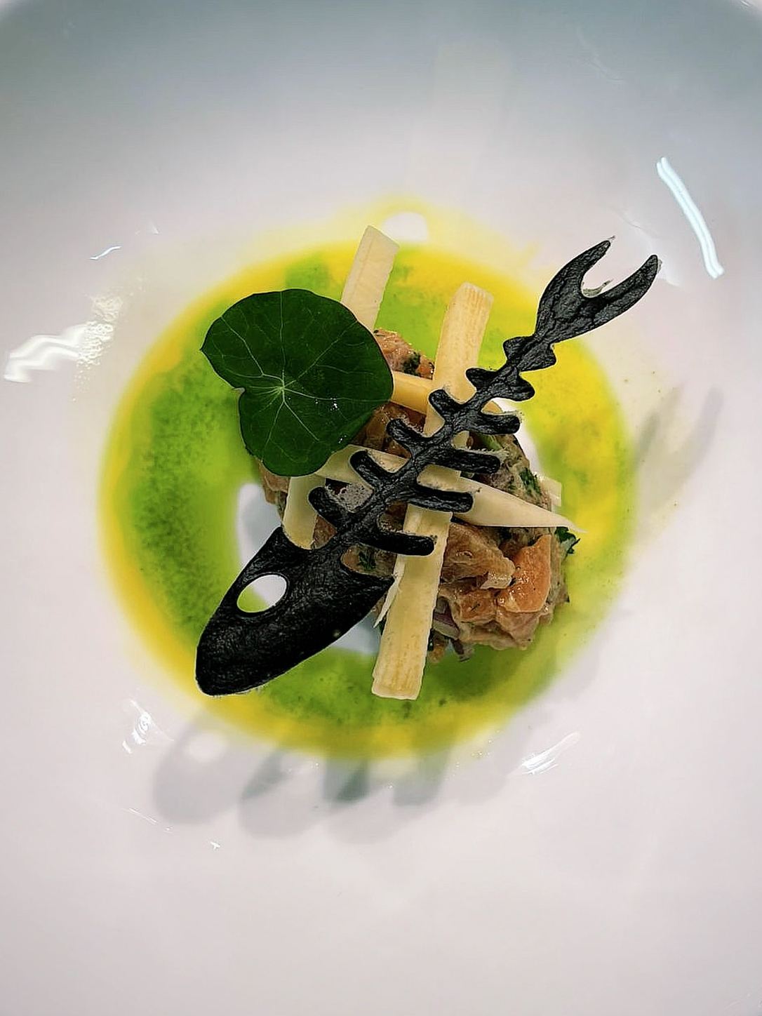 Fish dish at Restaurant Kallkällan